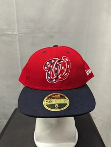 NWS Washington Nationals New Era 59fifty Alt 3 Low Profile 8 MLB MUSA - Picture 1 of 9