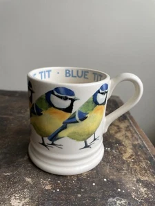 Emma Bridgewater Birds Blue Tit Half Pint Mug - New 1st Quality - Picture 1 of 2
