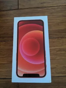 Empty Box, Iphone Apple 12 Red mini Box, Box Only - Picture 1 of 3