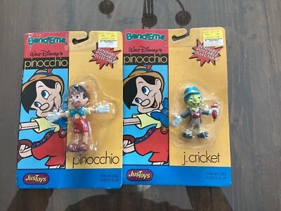 1990s SEALED NEW DISNEY Justoys PINOCCHIO and j.cricket toys  - Image 1 of 2