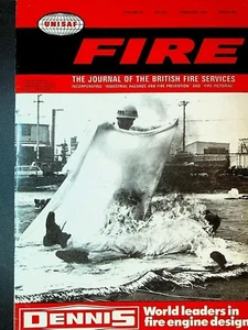 UNISAF Fire Magazine Februar 1973 British Fire Services Stuntman on Fire - Bild 1 von 2