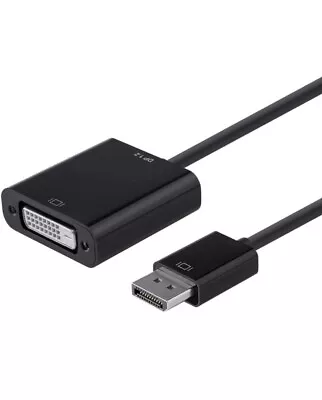 Активный адаптер DisplayPort 1,2 А на DVI - черный | стандарт DisplayPort 1,2 А - Изображение 1 из 4
