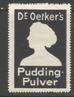 Dr Oetker's BACKIN Baking Powder advertising stamp/label ...