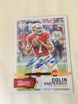 Camiseta deportiva Panini 2016 bronce autografiada Colin Kaepernick 7/7 número extremadamente rara Foto 1 de 4