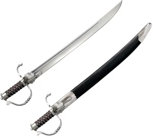 Cold Steel Hunting Fixed Sword 24" 1055HC Steel Blade Rosewood Handle 88CLQ - Picture 1 of 4