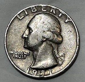 1971 Quarter No Mint Mark, Error Coin - Rim, Date, United, DDO/DDR - Picture 1 of 9