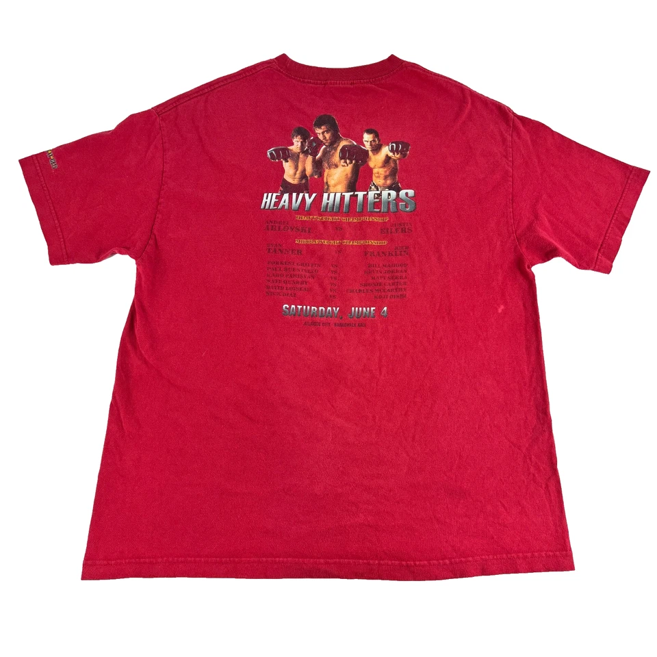 Camiseta De Colección Y2K 2005 UFC 53 Heavy Hitters Arlovski v Eilers Tanner v Franklin XL Foto 1 de 4
