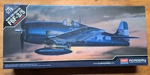 Academy Hobby WWII USN Fighter Grumman F6F-3/5 Hellcat Maßstab 1:72 NEU NIP - Bild 1 von 11