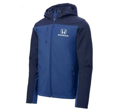 Chaqueta softshell con capucha azul Honda Foto 1 de 2