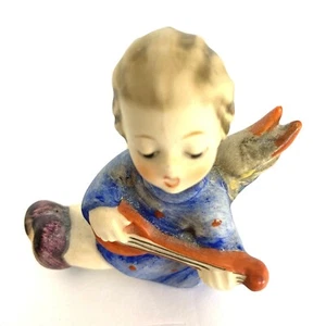 Hummel Angel Lute Candle Holder Angel Figurine Singing 1950-1959 Damaged - Bild 1 von 6