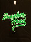 Womens T Shirt neon Green nike adidas reebok air jordan puma  Sneaker Head