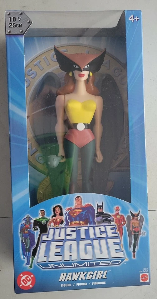 2004 DC Comics Mattel Justice League Unlimited 10 Inch Hawkgirl Figure A49