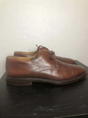 Mezlan Mens Shoes Size 9M Brown Wingtip Oxford Lace Up Dress Foto 1 de 4