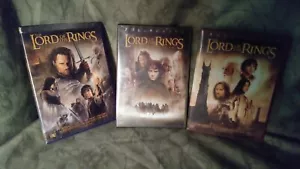 dvd lord of the rings set of 3 - Picture 1 of 2