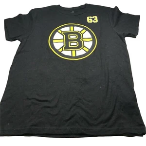 NHL Boy's Boston Bruins #63 Marchand Short Sleeve Tee Shirt Medium Black New - Picture 1 of 12