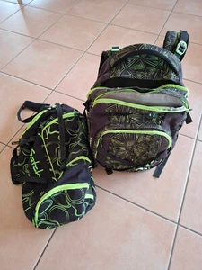 Satch Schulrucksack und Sportbeutel, grün/schwarz - Bild 1 von 1