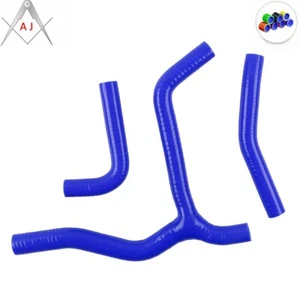 Blue For Kawasaki KX250 KX250X 2021 2022 2023 Silicone Radiator Coolant Hose - Picture 1 of 7