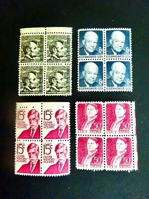 16 US Mint Never Hinged MNH Small Stamps Historical Figures Excellent shape S19. - Image 1 of 2