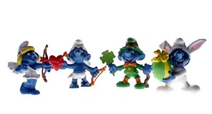 Vintage Urlaub Schlümpfe Ostern Valentinstag St Patrick kostenloser Versand - Top - Bild 1 von 1