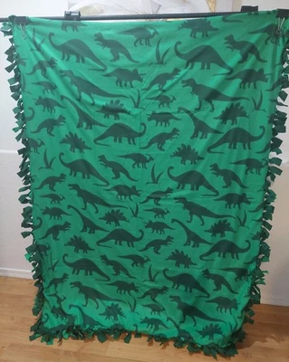 Dinosaur Double-sided 100% Fleece Throw Blanket #47 (51in X 66in L) - Image 1 of 3