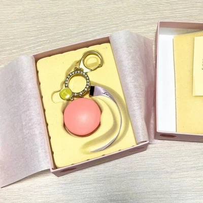 Auténtico Llavero LADUREE Anillo Rosa Macaron Dije Caja Sin Usar De Japón Foto 1 de 3