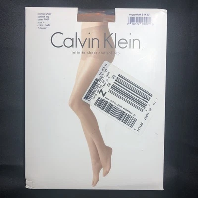Pantimedias Calvin Klein Infinite Sheer Control Top Talla C~ Color Nude Foto 1 de 4