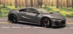*LESEN* 1:18 Top Speed 2022 Acura NSX Type S Coupe Gotham grau matt Resin Karosserie - Bild 1 von 16