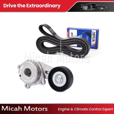 Serpentine Belt Drive Component Kit Fit E-450 Ford F-250 F-350 Super Duty 6.2L Foto 1 de 4