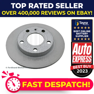 2x Brake Discs Pair Solid fits SEAT EXEO 3R 1.6 Rear 09 to 10 ALZ 245mm Set New - Image 1 of 4
