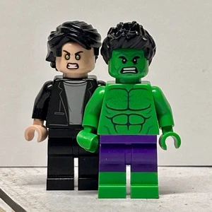 Lego Marvel Bruce Banner Minifigure 76247 Hulk Avengers Super Heroes Lot 2 - Picture 1 of 9