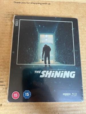 THE SHINING (1980) UK Film Vault 4K UHD BLU RAY STEELBOOK New & Sealed - Image 1 of 4