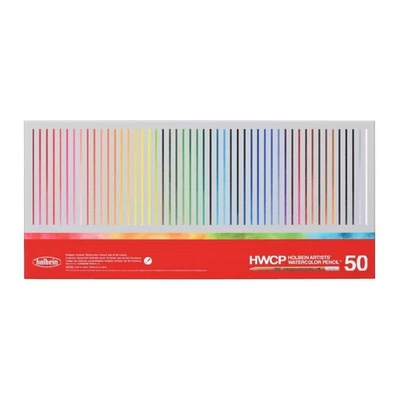 Holbein Artists' Watercolor Pencils WP195 50 Colors for Watercolor Effects 21195 - Image 1 of 4