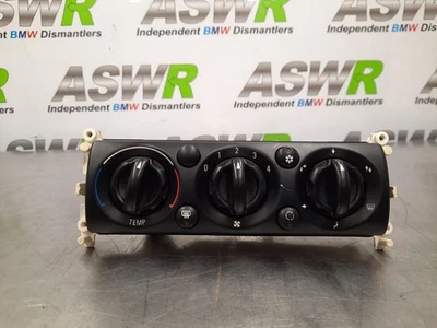 MINI COOPER R50 R52 R53 COOPER ONE Heater Control Panel 64111502216 - Image 1 of 4