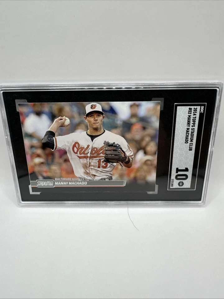 2014 Topps Stadium Club - Manny Machado #52 SGC Gem Mint 10 - Image 1 of 3