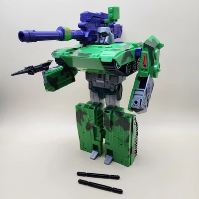 TRANSFORMERS Beast Wars II (1992) MEGASTORM D-12 Destron 9" Ultra NEAR COMPLETE - Image 1 of 4