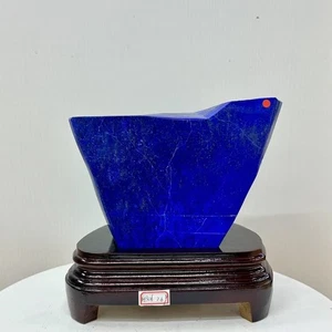 TOP 5,91LB Natürlicher Lapislazuli Quarz Cluster Kristall Probe Heilung + Ständer - Bild 1 von 7