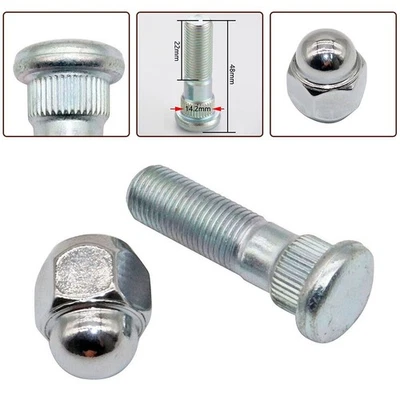 Simple Installation Wheel Hub Bolt Stud & Nut Set for Forester 20092019 - Image 1 of 4
