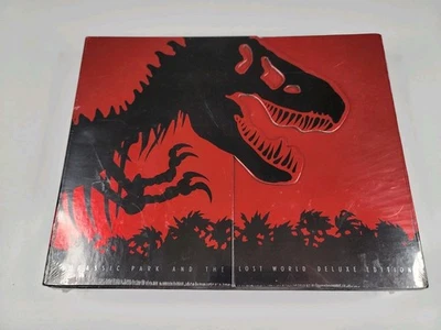 Jurassic Park and The Lost World Deluxe Edition (DVD & CD 2000) New Read Below  - Image 1 of 4