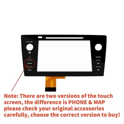Subaru Legacy Outback Radio Replacement Touch Screen Digitizer 2018 2019-PHONE - Image 1 of 4