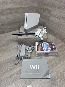 Nintendo Wii Spielkonsole Komplett Original OEM Gamecube Kompatibel Weiß - Bild 1 von 11