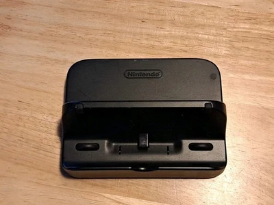 Genuine OEM Nintendo Wii U Gamepad Black Charge Dock Cradle WUP-014 - Image 1 of 2