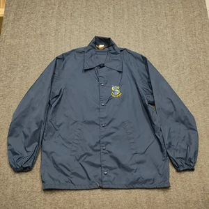 Vintage Windbreaker Pla-Jack by Dunbrooke Mens Large Made in USA Stony Island - Picture 1 of 7