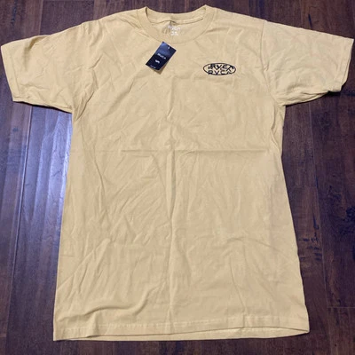 NUEVO CON ETIQUETAS CAMISETA RVCA Estampada Knockout Manga Corta Mostaza Para Hombre Talla Mediana. B3 Foto 1 de 4