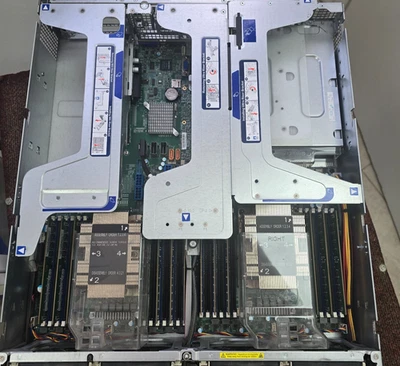 SUPERMICRO 829U-10 6029U-TR4 SERVER 12x16gb DDR4 4X 4TB HARD DISK SSD P3520 450G - Image 1 of 4