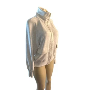 Women M Varley Roxbury Zip Through DoubleSoft Cream Jacket Coat - Picture 1 of 7