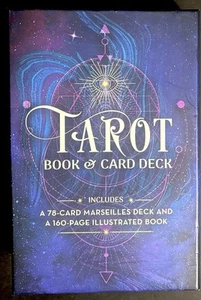 Tarot Book Card Deck: Includes a 78-Card Marseilles Deck & 160 Page Book - Picture 1 of 10
