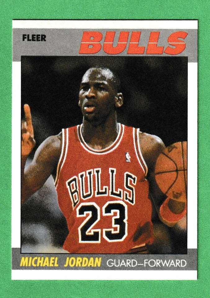 Michael Jordan Fleer #59 1987-88 Fleer #59 SUPER gama alta raro casi nuevo-como nuevo o mejor - MVP Foto 1 de 4
