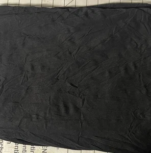 Black Lightweight Jersey Knit fabric  58"x90" - Picture 1 of 5