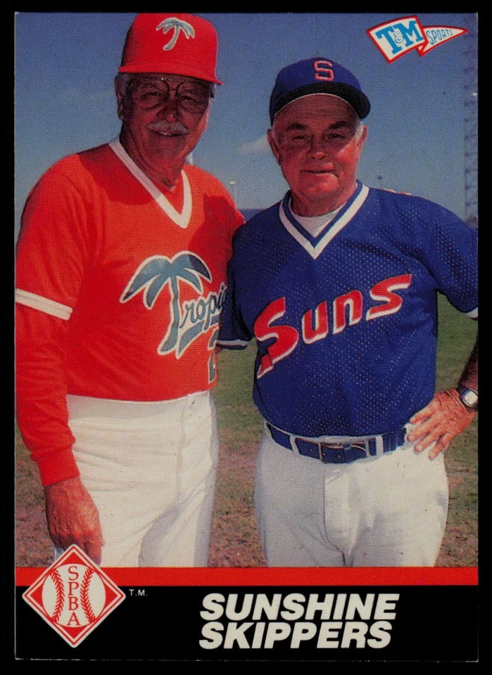 1989-90 T&M Senior League #120 Sunshine Skippers (Dick Williams / Earl Weaver) - Image 1 of 2