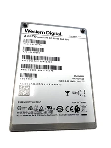 0P40370 3.84TB DC SS530 SAS SSD 12Gb/s 4K 2.5'' WUSTR1538ASS200 99% HEALTH - Afbeelding 1 van 4